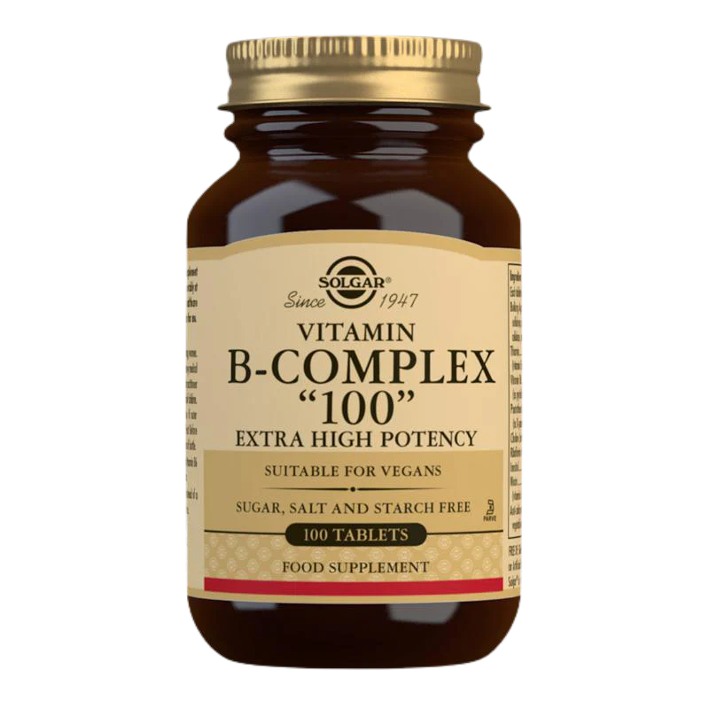 Vitamin B-Complex ''100'' Extra High Potency Tablets - Pack of 100