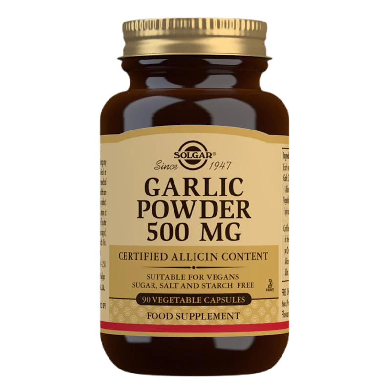 Garlic Powder 500 mg Vegetable Capsules - Pack of 90