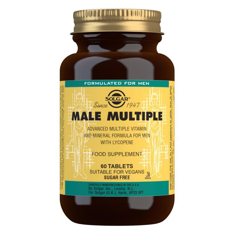 Male Multiple Multivitamin Tablets - 60 Tablets