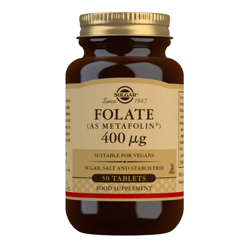 Folate (as Metafolin) 400 mcg Tablets (50 Tablets)