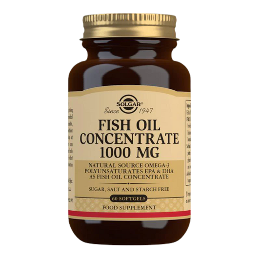 Fish Oil Concentrate 1000 mg Softgels - Pack of 60