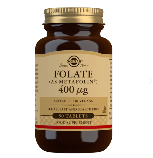 Folate (as Metafolin) 400 mcg Tablets (100 Tablets)